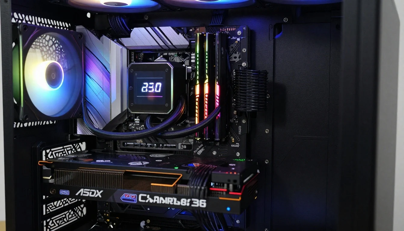 ASRock Challenger 360 Digital: жидкостное охлаждение с дисплеем за $90 — тесты и разбор
