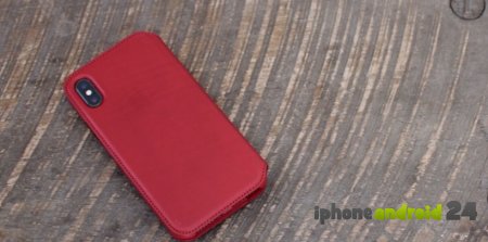 Первый взгляд: кожаный чехол (PRODUCT)RED для iPhone X